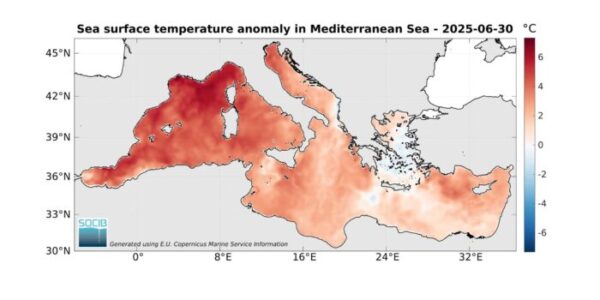 Sicilia, giugno chiude senza forti ondate di calore ma con temperature (anche dei mari) costantemente sopra media