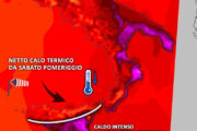 Sabato irrompe il Maestrale, primo calo termico con nubi sparse e mari mossi. Domenica rinfresca ovunque!
