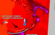 Sabato irrompe il Maestrale, primo calo termico con nubi sparse e mari mossi. Domenica rinfresca ovunque!