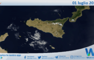 Meteo Sicilia: immagine satellitare Nasa di martedì 01 luglio 2025