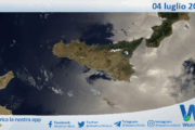 Meteo Sicilia: immagine satellitare Nasa di venerdì 04 luglio 2025