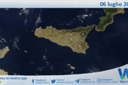 Meteo Sicilia: immagine satellitare Nasa di domenica 06 luglio 2025