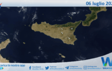 Meteo Sicilia: immagine satellitare Nasa di domenica 06 luglio 2025