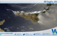Meteo Sicilia: immagine satellitare Nasa di mercoledì 09 luglio 2025