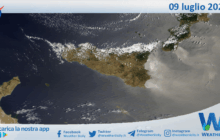 Meteo Sicilia: immagine satellitare Nasa di mercoledì 09 luglio 2025