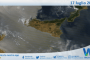 Meteo Sicilia: immagine satellitare Nasa di giovedì 17 luglio 2025