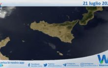 Meteo Sicilia: immagine satellitare Nasa di lunedì 21 luglio 2025