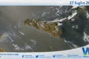 Meteo Sicilia: immagine satellitare Nasa di domenica 27 luglio 2025
