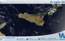 Meteo Sicilia: immagine satellitare Nasa di giovedì 31 luglio 2025