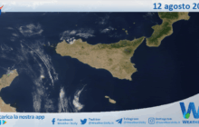 Meteo Sicilia: immagine satellitare Nasa di martedì 12 agosto 2025