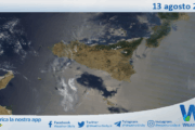 Meteo Sicilia: immagine satellitare Nasa di mercoledì 13 agosto 2025