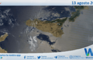 Meteo Sicilia: immagine satellitare Nasa di mercoledì 13 agosto 2025