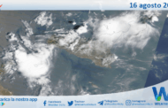 Meteo Sicilia: immagine satellitare Nasa di sabato 16 agosto 2025