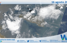 Meteo Sicilia: immagine satellitare Nasa di sabato 16 agosto 2025