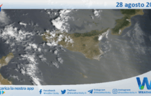 Meteo Sicilia: immagine satellitare Nasa di giovedì 28 agosto 2025