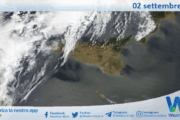 Meteo Sicilia: immagine satellitare Nasa di martedì 02 settembre 2025