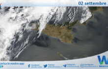 Meteo Sicilia: immagine satellitare Nasa di martedì 02 settembre 2025