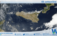 Meteo Sicilia: immagine satellitare Nasa di mercoledì 03 settembre 2025