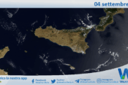 Meteo Sicilia: immagine satellitare Nasa di giovedì 04 settembre 2025
