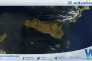 Meteo Sicilia: immagine satellitare Nasa di venerdì 05 settembre 2025