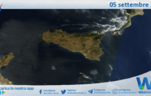 Meteo Sicilia: immagine satellitare Nasa di venerdì 05 settembre 2025
