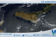 Meteo Sicilia: immagine satellitare Nasa di venerdì 12 settembre 2025