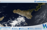 Meteo Sicilia: immagine satellitare Nasa di venerdì 19 settembre 2025