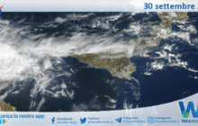 Meteo Sicilia: immagine satellitare Nasa di martedì 30 settembre 2025