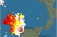 Sicilia live: intensa linea temporalesca in atto sulla Sicilia occidentale.