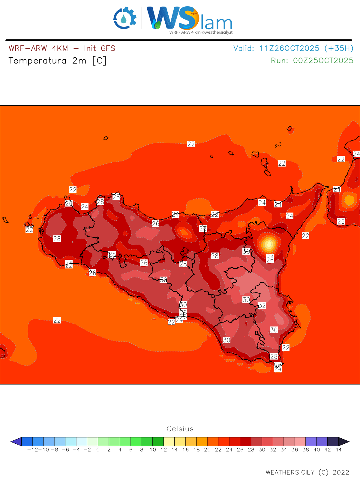 Sicilia: ci attende una domenica dal sapore estivo! previste temperature fino a +32/33°C