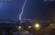 Sicilia: intensi temporali e forti piogge sulla Sicilia occidentale