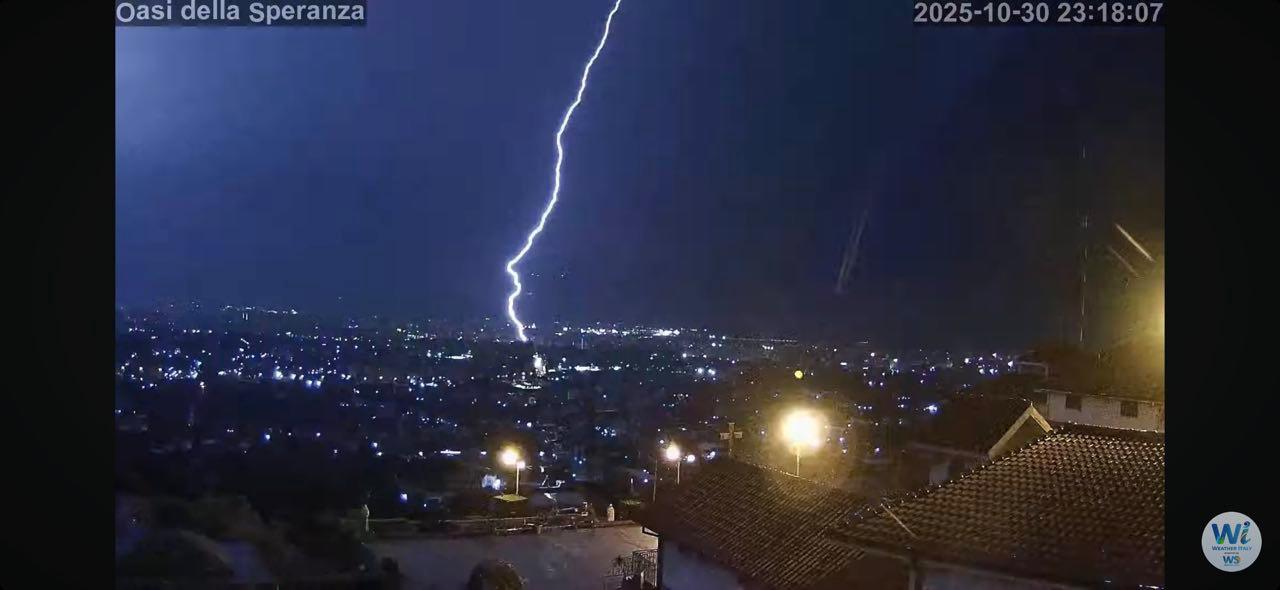 Sicilia: intensi temporali e forti piogge sulla Sicilia occidentale