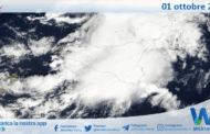Meteo Sicilia: immagine satellitare Nasa di mercoledì 01 ottobre 2025
