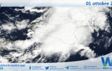 Meteo Sicilia: immagine satellitare Nasa di mercoledì 01 ottobre 2025