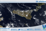 Meteo Sicilia: immagine satellitare Nasa di sabato 04 ottobre 2025