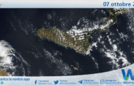 Meteo Sicilia: immagine satellitare Nasa di martedì 07 ottobre 2025