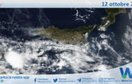 Meteo Sicilia: immagine satellitare Nasa di domenica 12 ottobre 2025