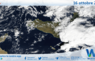 Meteo Sicilia: immagine satellitare Nasa di giovedì 16 ottobre 2025