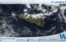 Meteo Sicilia: immagine satellitare Nasa di venerdì 17 ottobre 2025