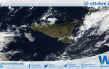 Meteo Sicilia: immagine satellitare Nasa di domenica 19 ottobre 2025