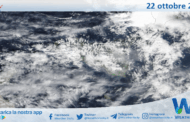 Meteo Sicilia: immagine satellitare Nasa di mercoledì 22 ottobre 2025