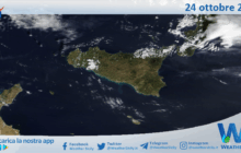 Meteo Sicilia: immagine satellitare Nasa di venerdì 24 ottobre 2025