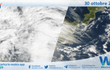 Meteo Sicilia: immagine satellitare Nasa di giovedì 30 ottobre 2025