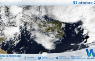 Meteo Sicilia: immagine satellitare Nasa di venerdì 31 ottobre 2025