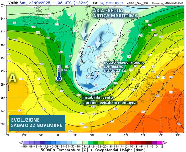 Sicilia: freddo, vento ed anche neve in montagna nelle prossime ore!