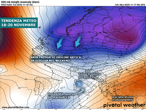 Sicilia: temperature in calo da martedì e locale instabilità. Primi segnali invernali verso il weekend!