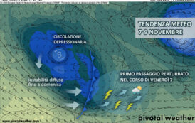 Sicilia: peggioramento diffuso in arrivo venerdì, fase instabile attesa fino al weekend