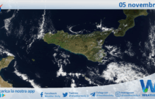 Meteo Sicilia: immagine satellitare Nasa di mercoledì 05 novembre 2025