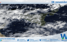 Meteo Sicilia: immagine satellitare Nasa di sabato 08 novembre 2025