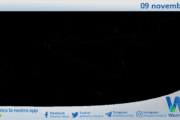 Meteo Sicilia: immagine satellitare Nasa di domenica 09 novembre 2025